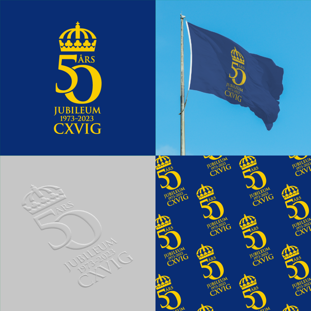 Ett förslag på emblem för konungens jubileumsår