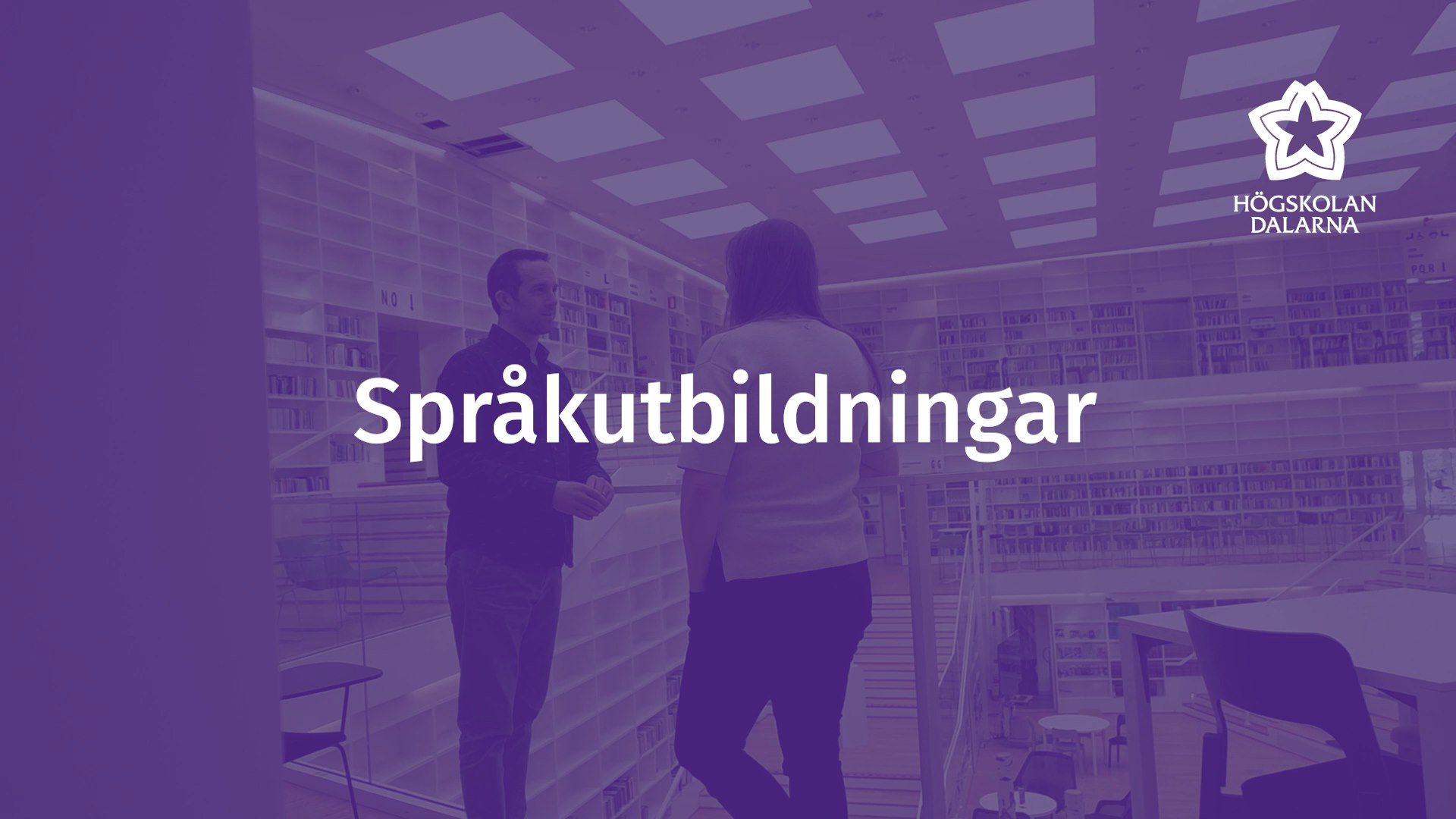 Lärare och studenter berättar om språkutbildninarna på Högskolan Dalarna.